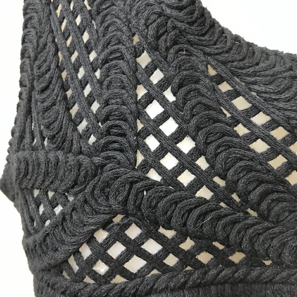 JERSEY dress with crochet trim - Picture 4 of 7